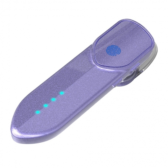 Drahtlose ohrhörer bluetooth 5,0 kopfhörer digital batterie anzeige 26-30h Farbe Lila