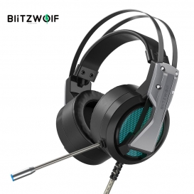 More about BlitzWolf® BW-GH1 Gaming Kopfhörer 7.1 Surround Sound Bass RGB Spiel Headset mit Mikrofon für Computer PC PS4 XBOX Gamer - Silbe