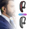 1Pc f600 Wireless Blautooth Freisprech-Ohrhaken Kopfhoerer Sport Business Headset-Grau