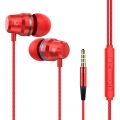 3,5-mm-Kabel-In-Ear-Kopfhoerer mit schwerem Bass und Stereo-Lautstaerkeregler mit Mikrofon und Mikrofon-Schwarz