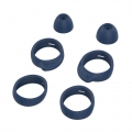 2 Paar Silikon-Ohrhoerer Eartips Cover fuer Samsung Galaxy Buds Blautooth-Kopfhoerer-Midnight Blau