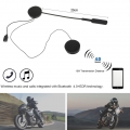 Motorrad Motorrad Helm Bluetooth Headsets Drahtlose Kopfh?rer Bluetooth 5.0 Dual Stereo Lautsprecher Freisprecheinrichtung mit M