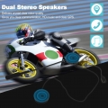 Motorrad Motorrad Helm Bluetooth Headsets Drahtlose Kopfh?rer Bluetooth 5.0 Dual Stereo Lautsprecher Freisprecheinrichtung mit M