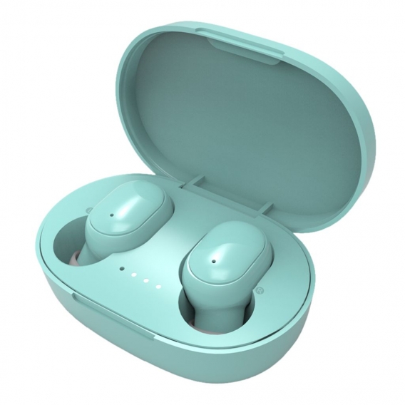 1 Stellen Sie drahtlose Bluetooth-Kopfhörer ein (L + R) , Farbe Blau