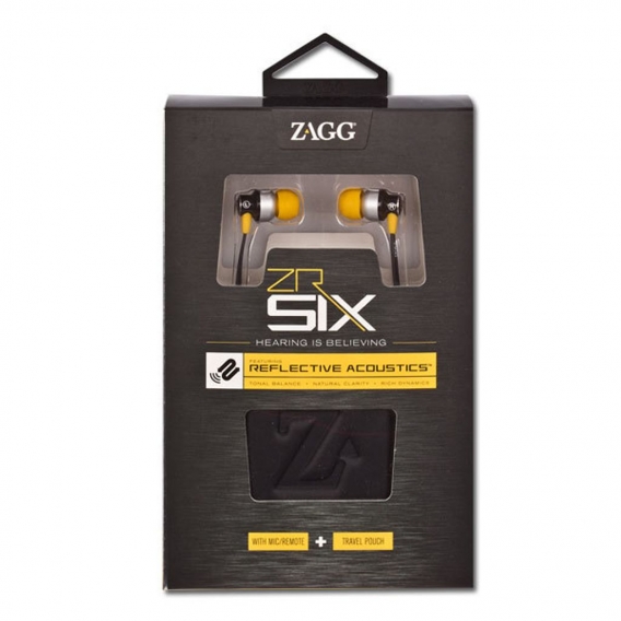 Zagg ZR-Six, im Ohr, im Ohr, 20 - 20 Hz, verkabelt, 3.5 mm (1/8"), 1.2 m