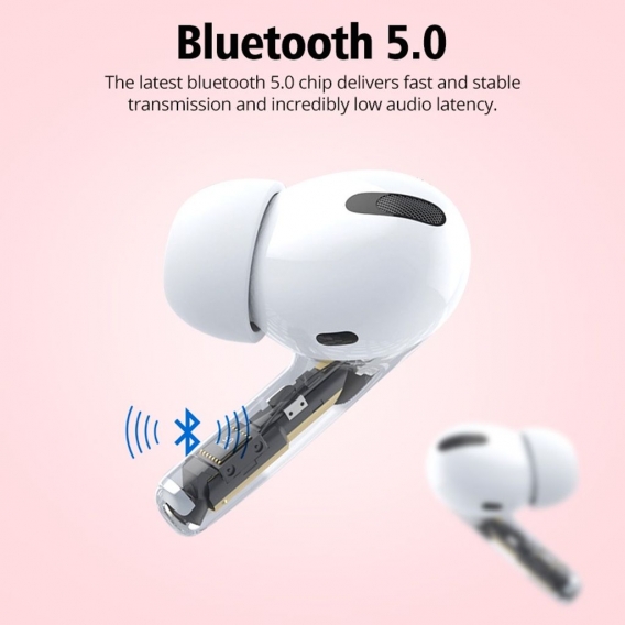 AcserGery TWS Drahtloser Kopfhörer Airpods Pro 3 Touch Control Drahtloser Kopfhörer Bluetooth 5.0 Kopfhörer Sport Ohrhörer Musik