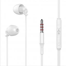 More about AcserGery 3,5 mm kabelgebundener Anti-Noise-Schlafkopfhörer / ultraweicher Silikon-In-Ear-Kopfhörer / Lautstärkeregler Schlafend