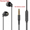 AcserGery 3,5 mm kabelgebundener Anti-Noise-Schlafkopfhörer / ultraweicher Silikon-In-Ear-Kopfhörer / Lautstärkeregler Schlafend