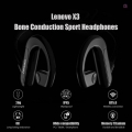 AcserGery Lenovo X3 Titanium Wireless Kopfhörer BT 5.0 Open Ear Sport Headset mit Mikrofon IPX5 Sweatproof für Radfahren Laufen 