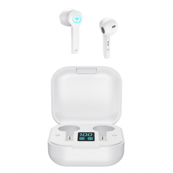 AcserGery L10 Bluetooth 5.1 Kabellose Kopfhörer mit Mic Touch Control Stereo-Ohrhörer Sport-Headset Musik-Ohrhörer für Telefone