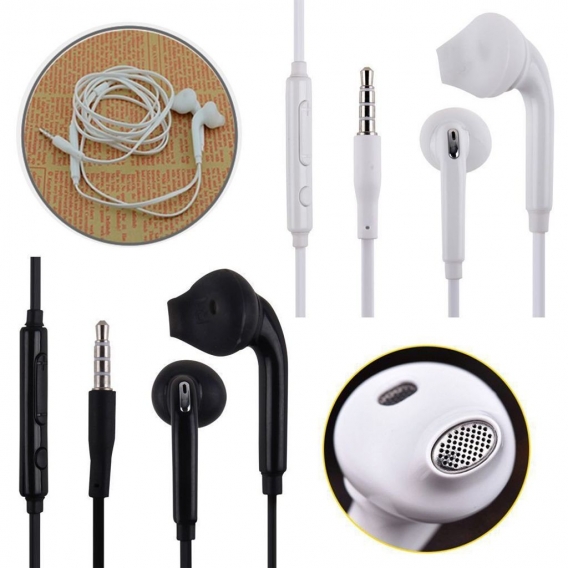 AcserGery Lautstärkeregler 3,5-mm-Klinken-Kopfhörer In-Ear-Headset Stereo-Kopfhörer für Diverse