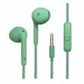 AcserGery Universeller 3,5-mm-Macaron-In-Ear-Kopfhörer mit Mikrofon / Stereo-Sport-Ohrstöpsel / Rauschunterdrückung Drei Generat