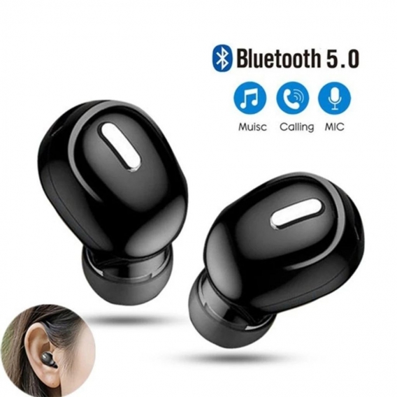 AcserGery X9 Mini Single Ear Bluetooth Headset / Mini Stereo Noise Cancelling Gaming Sport Headset / Bluetooth Headset Kompatibe