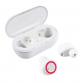 AcserGery i30 TWS Bluetooth 5.0 Kopfhörer Kabelloser Mini-Kopfhörer Bass-Headset mit Mikrofon-Ohrhörern für Xiaomi iPhone