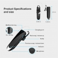 AcserGery K200 Wireless Bluetooth-kompatibles 4.2 Wireless Headset Headset Einseitiger Kopfhörer Freisprech-Headset für Telefon,