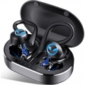 AcserGery Bluetooth 5.1-Kopfhörer, IP7 wasserdichter Sport-Funkkopfhörer, Hi-Fi-Bluetooth-Headset, 3D-Sound-Stereo-Headset mit i