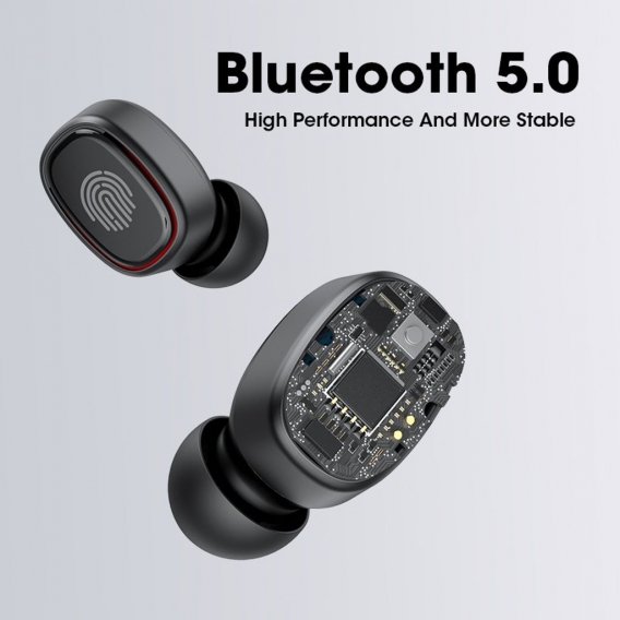 AcserGery Niye TWS Bluetooth-Kopfhörer True Wireless Bluetooth 5.0 Wireless Earbuds In-Ear-Kopfhörer mit LED-Batterieanzeige