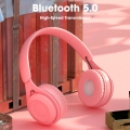 AcserGery Niye Bluetooth-Headset Macaron Drahtloser Overhead-Kopfhörer Lautstärkeregler Unterstützung TF-Kartenwiedergabe Audiow