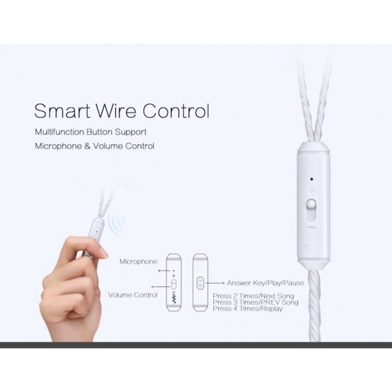 AcserGery Kabelgebundener Kopfhörer, Freisprech-Headset, Bass-Ohrhörer, Stereo-Kopfhörer für XIAOMI HUAWEI-Ohrhörer