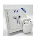 I12 TWS Air Bluetooth 5.0 Kopfhörer integriertem Mikrofon und Schutzhülle für Ladebox pods, kompatibel mit jedem Bluetooth-Gerät