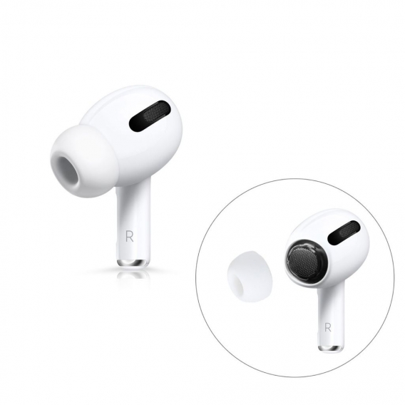 kwmobile 6x Polster kompatibel mit Apple AirPods Pro - 3 Größen - Silikon Ohrstöpsel In-Ear Kopfhörer