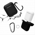 Apple-AirPods 1/2 Case-Hülle-Silikon-Kopfhörer-Schutz-Tasche-Slimcase Schwarz
