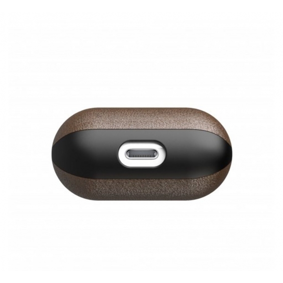 Nomad Airpod Case Leather - Rustic Brown