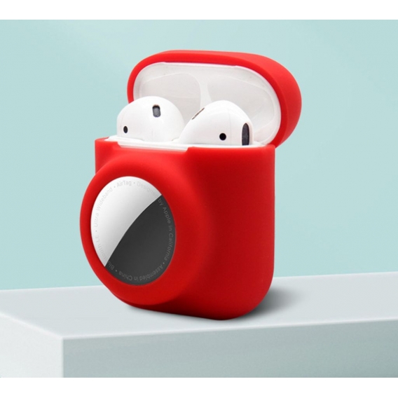 Passend für Airpods 1. und 2. Generation Schutzhüllen, AirTag Schutzhüllen, Airpods Schutzhüllen (schwarz)