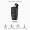 Fineblue F980 Clip-on Bluetooth 4.0 Kopfh?rer Kabel Retractable Kopfh?rer Stereo Musik Headsets Vibrationsalarm Hands-free w / M