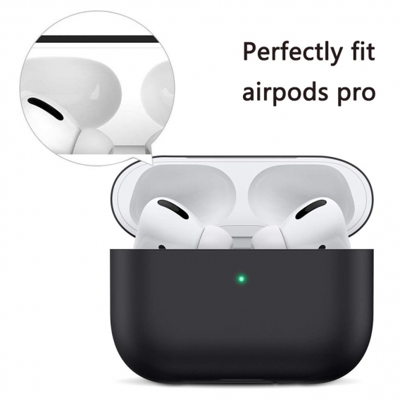 Tuch with Airpods Pro Hülle Kompatibel mit Apple AirPods Pro Wireless Hülle Case (LED an der Frontseite sichtbar) - [Unterstützt