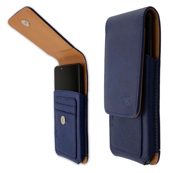 caseroxx Outdoor Handy Tasche passend für Samsung Galaxy Note FE mit drehbarem Gürtelclip in blau