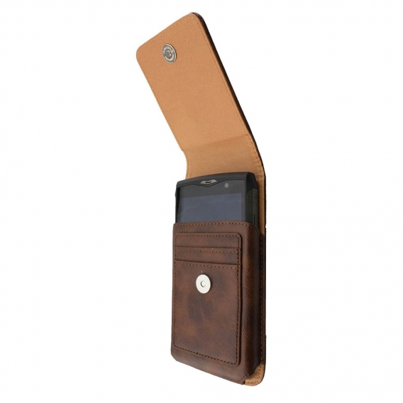 caseroxx Outdoor Handy Tasche passend für TP-Link Neffos X1 Lite mit drehbarem Gürtelclip in braun