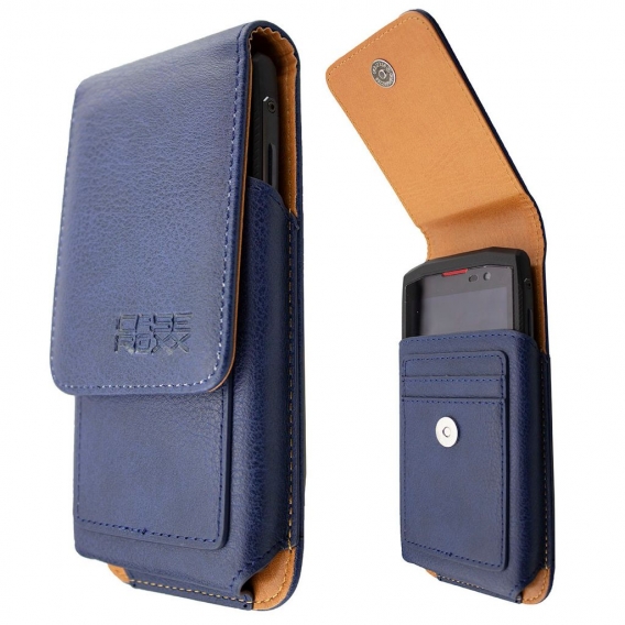 caseroxx Outdoor Handy Tasche passend für Wiko Jerry 2 mit drehbarem Gürtelclip in blau