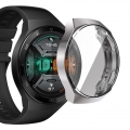 TPU Smart Watch Case Sto?feste Schutzuhr Kratzfeste Smartwatch-Abdeckung mit Displayschutzfolie Kompatibel mit HUAWEI WATCH GT 2