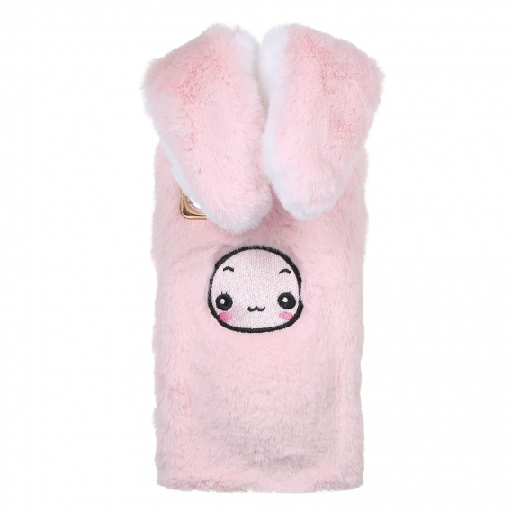 Furry Bunny Telefonhš¹lle Fluffy Winter Protective Moving Rabbit Lange Ohren Nette Handyhš¹lle Ersatz fš¹r i-Phone 11 XS max