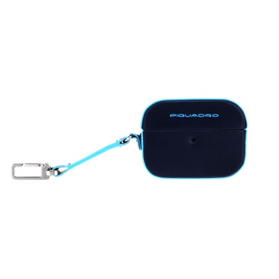 PIQUADRO Blue Square Earphones Case Blu Notte