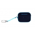 PIQUADRO Blue Square Earphones Case Blu Notte