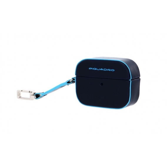 PIQUADRO Blue Square Earphones Case Blu Notte