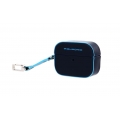 PIQUADRO Blue Square Earphones Case Blu Notte