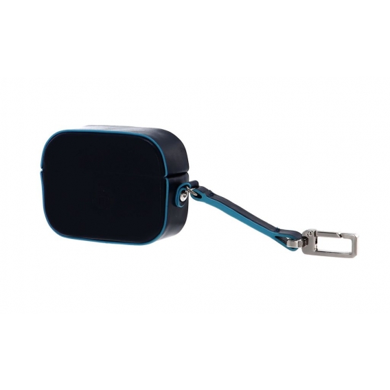 PIQUADRO Blue Square Earphones Case Blu Notte