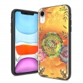 IYUPP Cover Böhmische Festival Hülle für iPhone XR Gelb x Orange