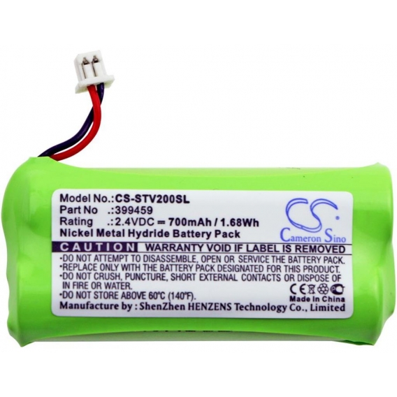 Ersatzakku - CS-STV200SL - STAGECLIX Jack V2 Transmitter / 399459 - 2,4 Volt 700mAh Li-Ion