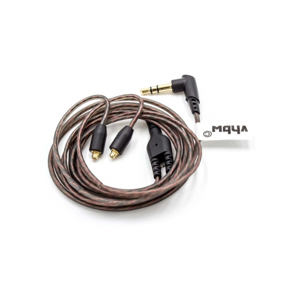 vhbw Audio AUX Kabel auf 3,5mm Klinkenstecker Ersatz für Shure EAC64 für Kopfhörer - 120cm