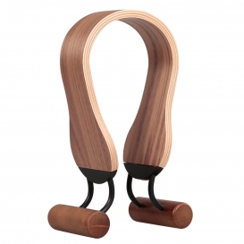 More about SAMDI SD-009Wa-2 Kopfhoerer Staender Headset Hanger Kopfhoerer Halter Holz Headset Rest mit 3M Protective Back Pad fuer alle Gro