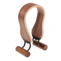 SAMDI SD-009Wa-2 Kopfhoerer Staender Headset Hanger Kopfhoerer Halter Holz Headset Rest mit 3M Protective Back Pad fuer alle Gro