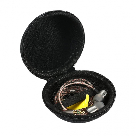 Aufbewahrungstasche für Kopfhörer Tragbare Mini-Kopfhörer- und Headset-Tasche Organizer Tragbare MP3-Tasche mit Metallkettenhake
