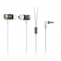 conecto In-Ear Kopfhörer / Earphones mit 3 Ohrpassstücken - 9.2mm Lautsprecher, dreifacher Kabel-Knickschutz, 1.2m Kabel (Aramid