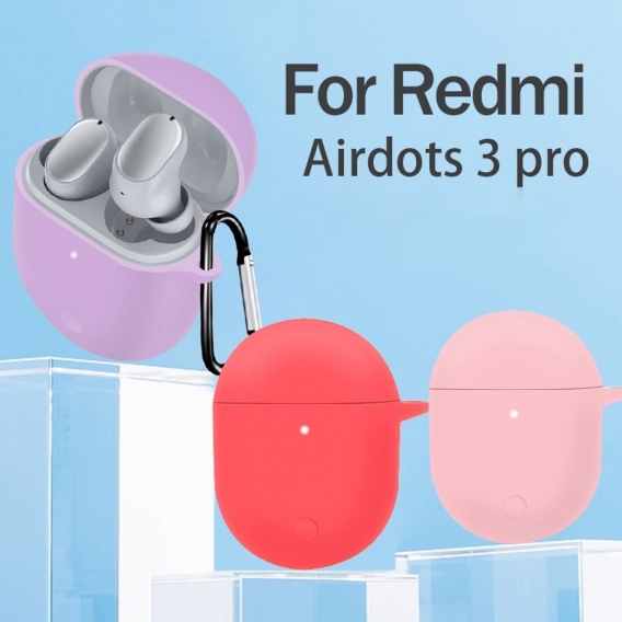 AcserGery Weiche Silikon-Kopfhörerhülle für Xiaomi 3 Pro/Wireless Earbuds Shell für Redmi Airdots 3 Pro/Kopfhörerabdeckung