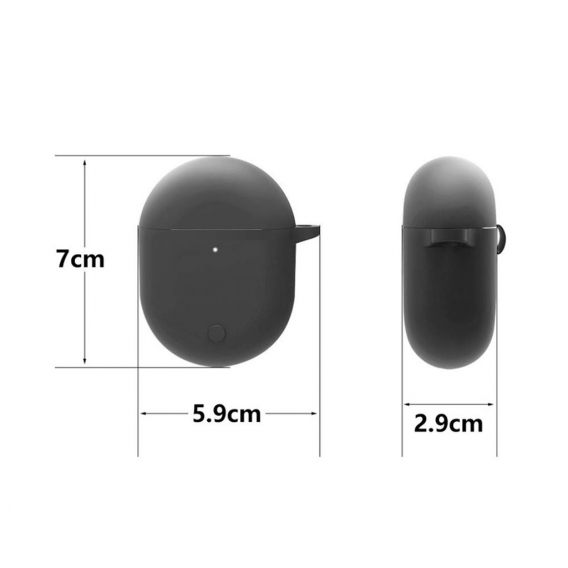 AcserGery Weiche Silikon-Kopfhörerhülle für Xiaomi 3 Pro/Wireless Earbuds Shell für Redmi Airdots 3 Pro/Kopfhörerabdeckung