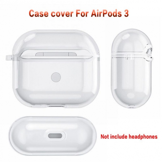 AcserGery Weiche, klare Silikon-Kopfhörerschale für Apple Airpod Pro / Abdeckung für Airpod Pro 3-Kopfhörerhülle Fundas Zubehör